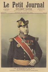 Contraalmirante Humann, comandante de la Flota del Lejano Oriente de la Marina Francesa